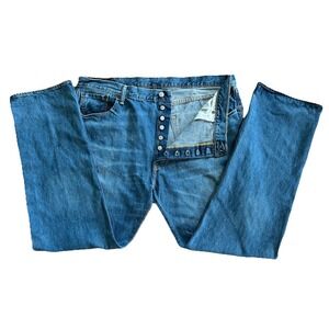 Men's Levi 501 Button Your Fly Jeans Size 42x32